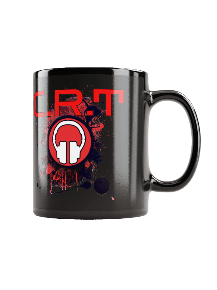 C.R.T Paint Splatter Mug Black (11oz or 15oz) product image (1)