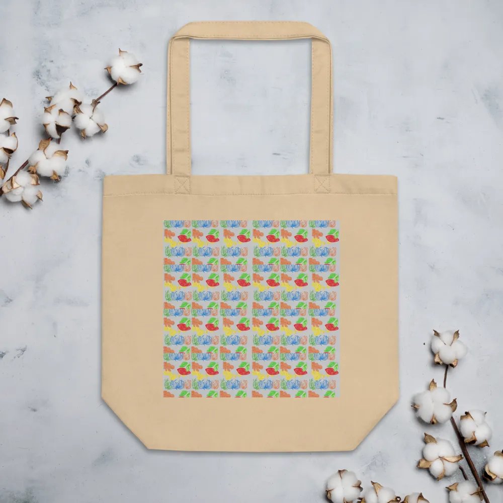 Blossom Grid Eco-Friendly Tote product image (3)