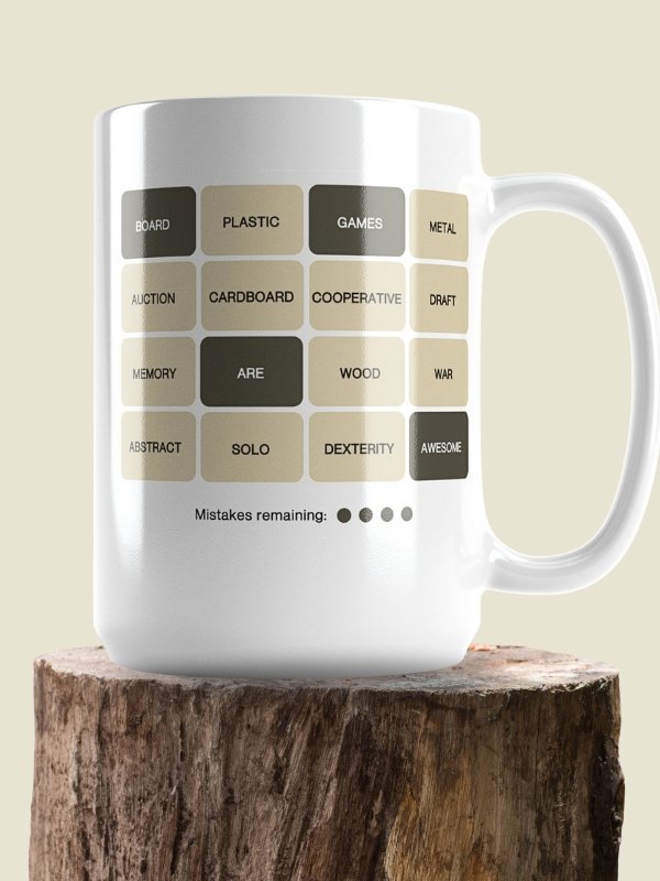 Connections Board Gamer Mug product image (1)