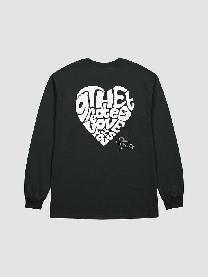 Lyric Heart long sleeve front & back product image (2)