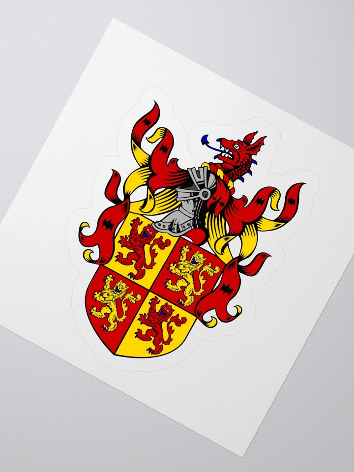 Owain Glyndŵr Crest Kiss Cut Sticker product image (2)