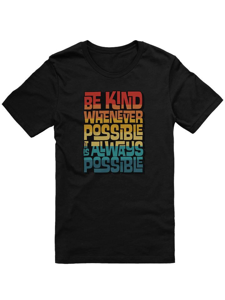 Be Kind Whenever Possible Vintage Sunset T-Shirt product image (1)