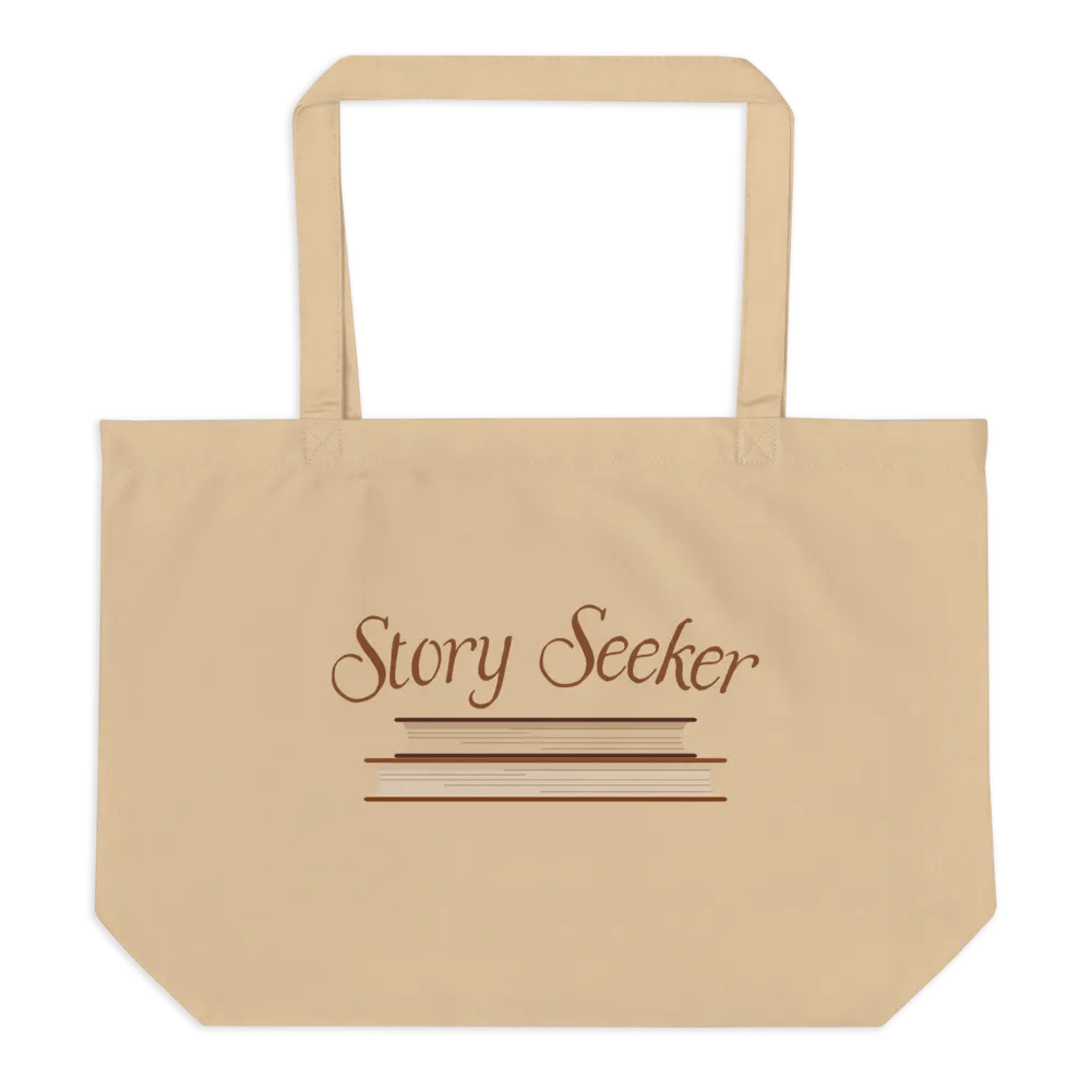 Story Seeker Bookshelf Wide Tote product image (1)