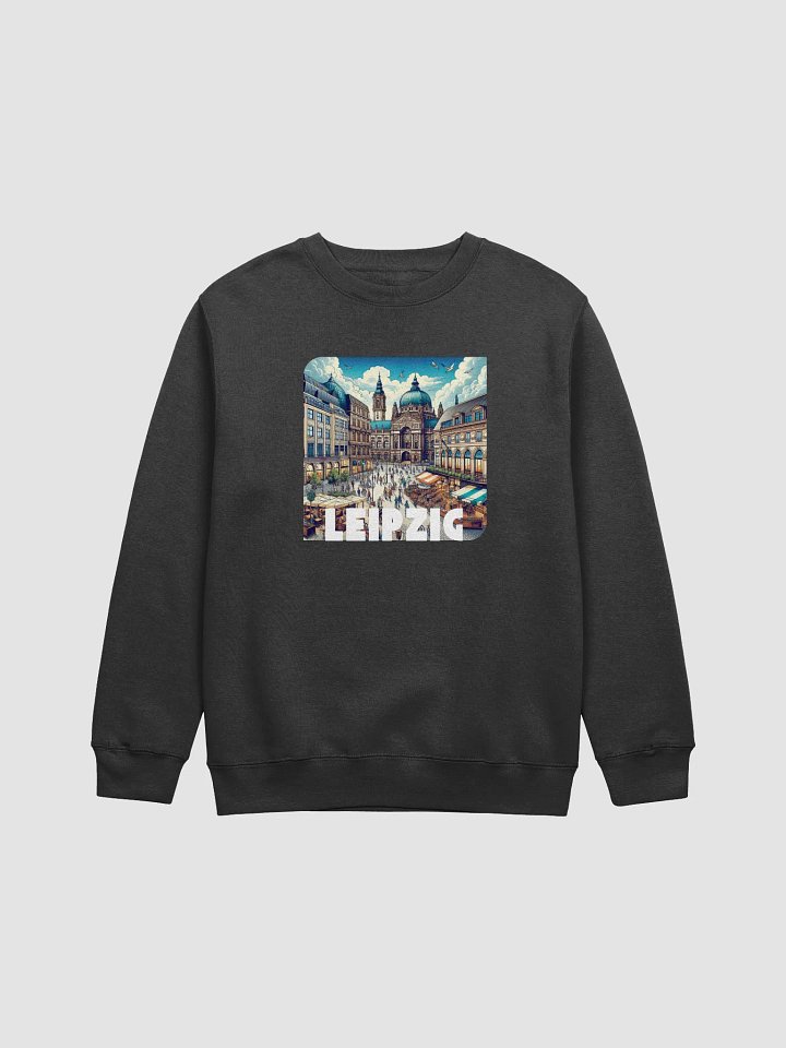 Vertical Impact Crewneck | AI Design Leipzig city product image (2)