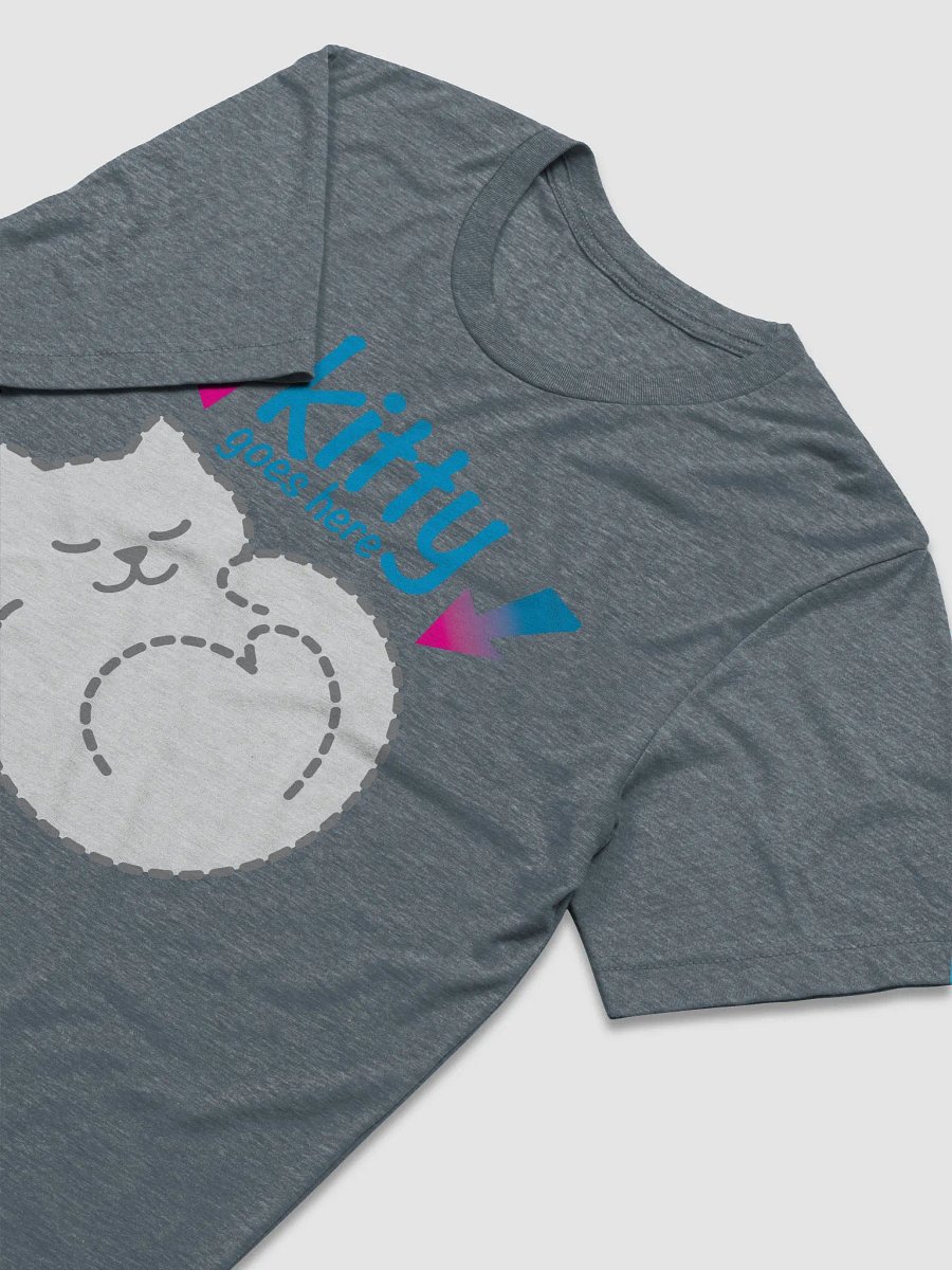 KITTY goes HERE! • triblend short sleeve t-shirt by Bella Canvas product image (3)