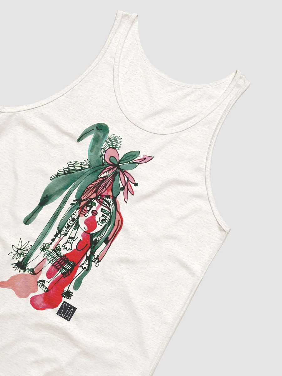 Abstract Girl With Birds Tank product image (8)
