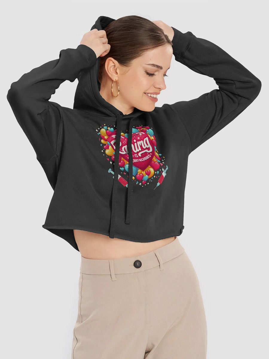 Caring is Contagious Crop Hoodie product image (20)