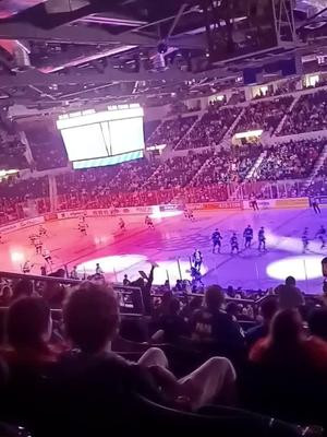 my 1st Rochester American game with player introductions #ahl #hockey #rochesteramericans #clevelandmonsters #playerintro #f #fy #fyp #1stgame #sports #nhl #affiliate #entersandman #rochester #rochesterny 
