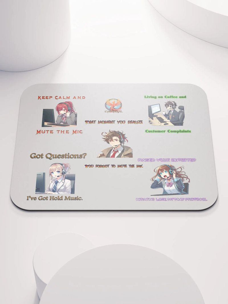 Virtual Workspace Heroes Mouse Pad