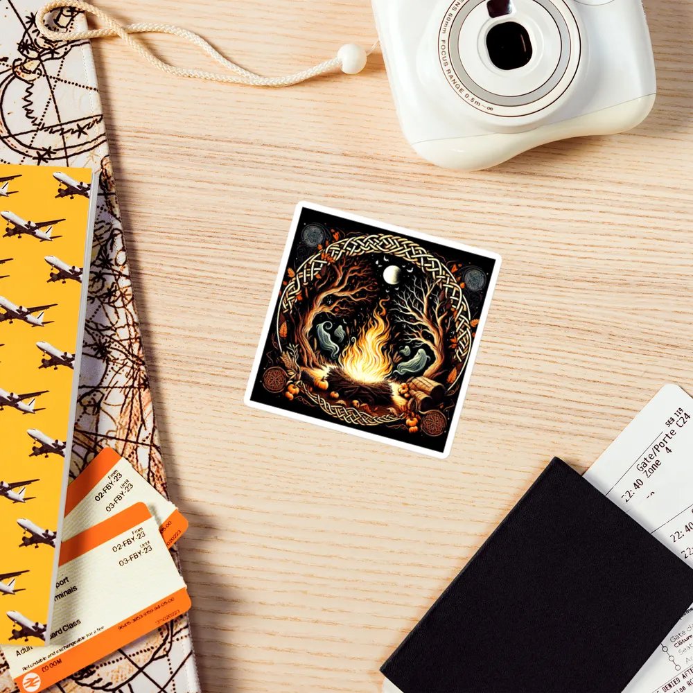 Samhain / Halloween 'Spirits' Die Cut, Slimline, Fade Proof Magnets product image (7)