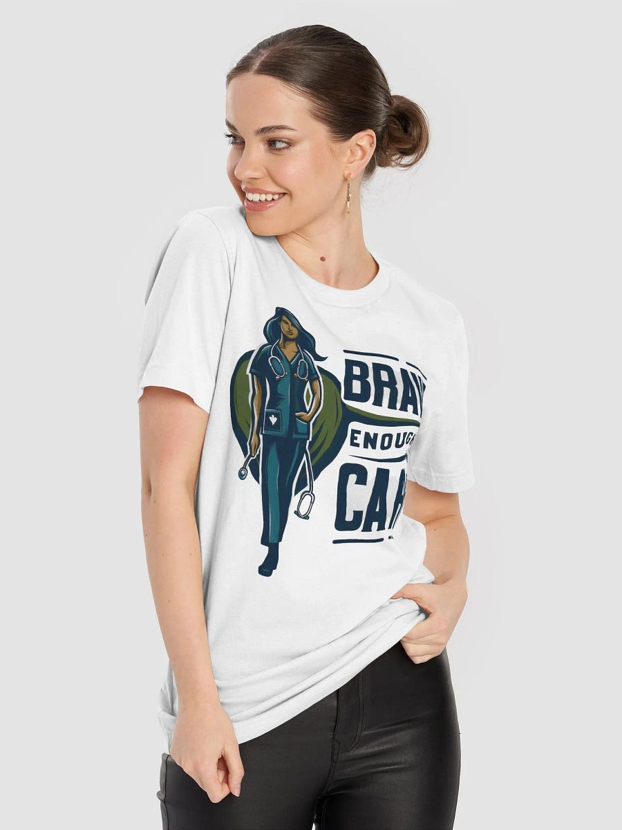 brave enough to care t-shirt product image (8)