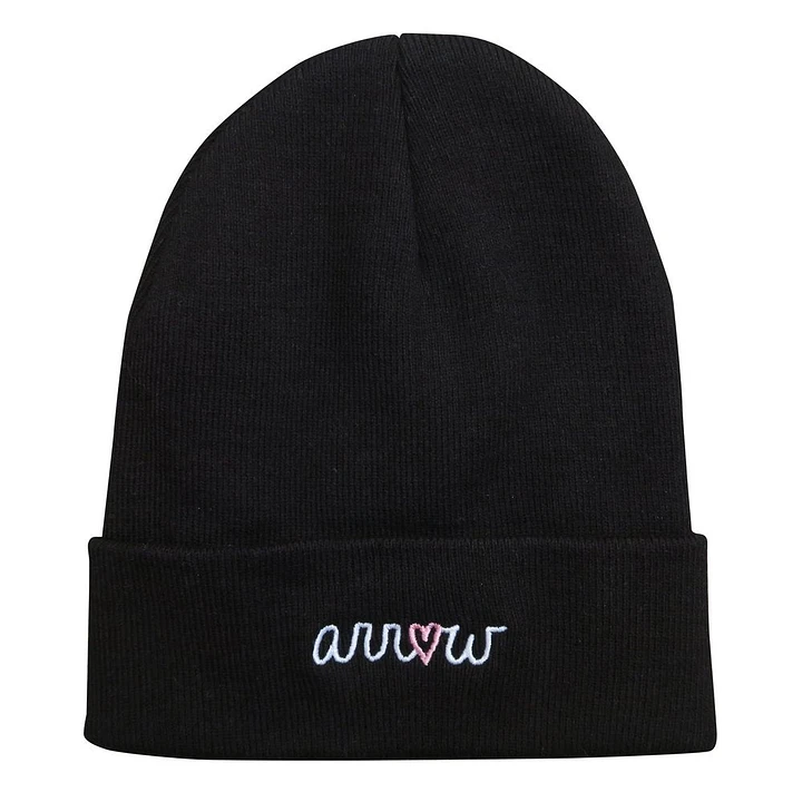 beanie (pink & black) product image (1)