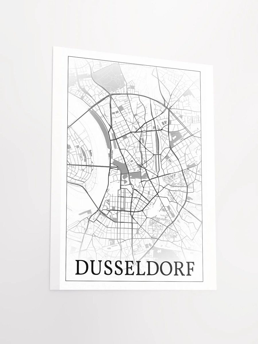 Düsseldorf, Germany, city map print product image (14)