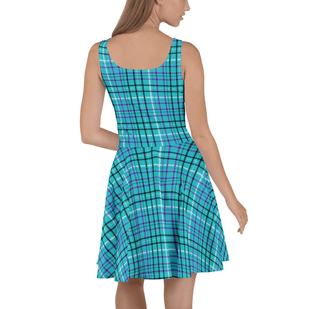 Teal Plaid Dress product image (4)