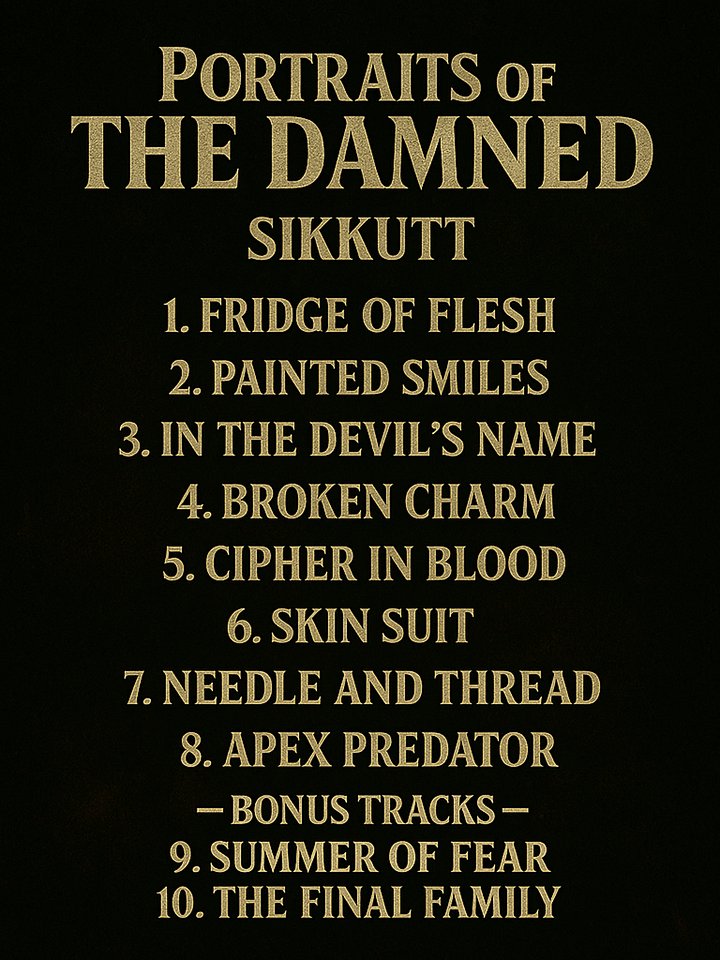 SikKutt – Portraits of the Damned (Digital Album, 2025) product image (2)