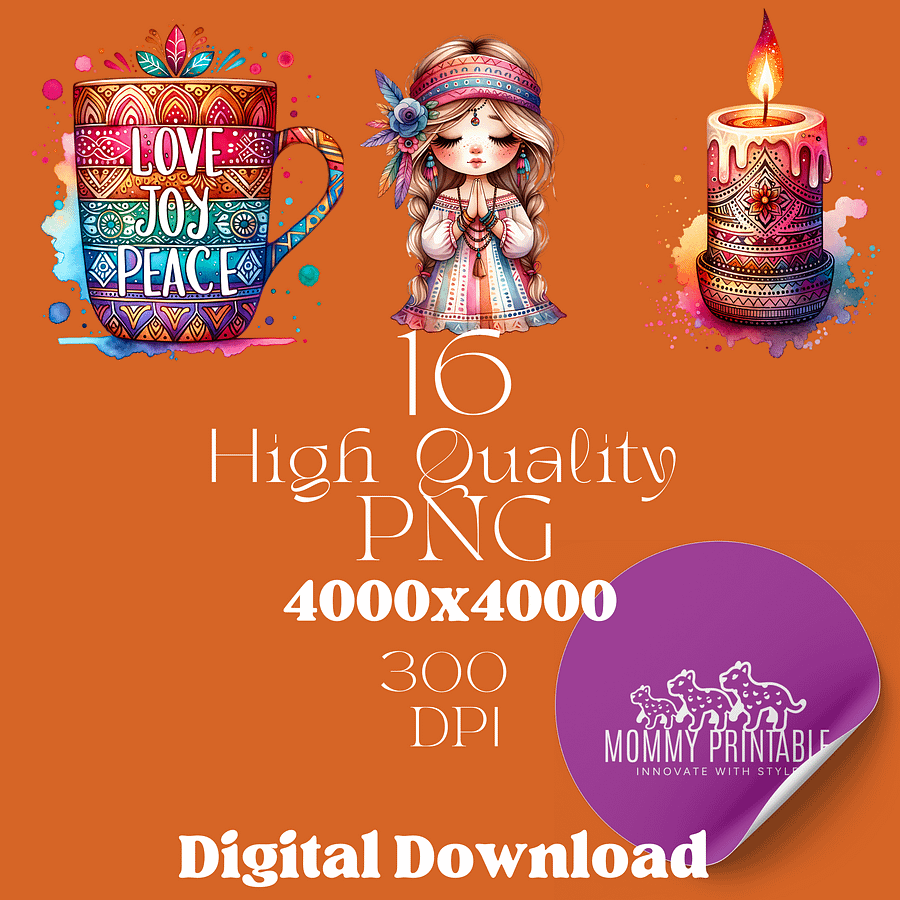 Boho Journal Clipart Bundle product image (4)