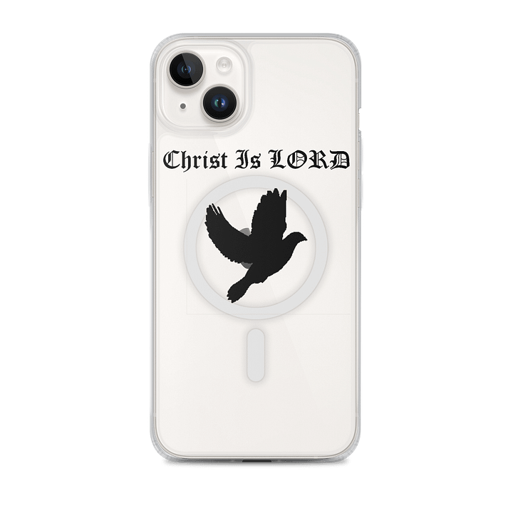 Christ Is Lord iPhone case w/ Dove product image (1)