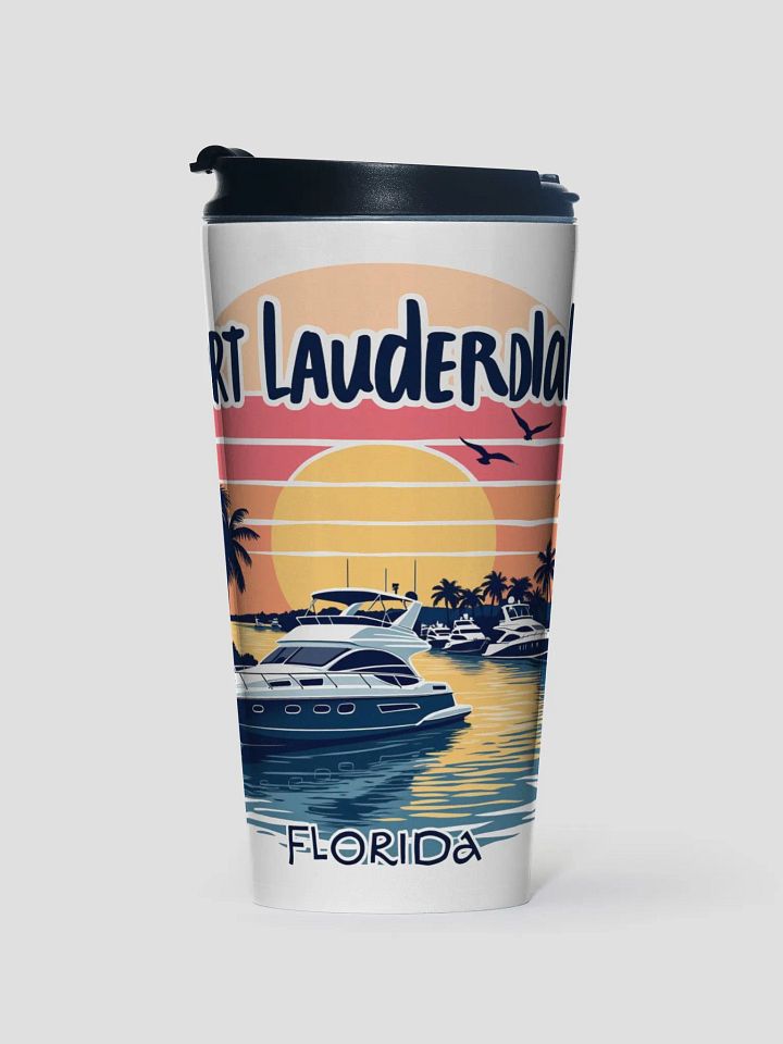 Fort Lauderdale Sunset Stainless Steel Travel Mug product image (1)