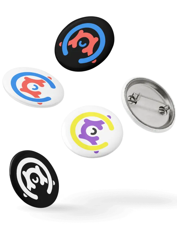 AMU Set of 5 Pin Buttons product image (2)