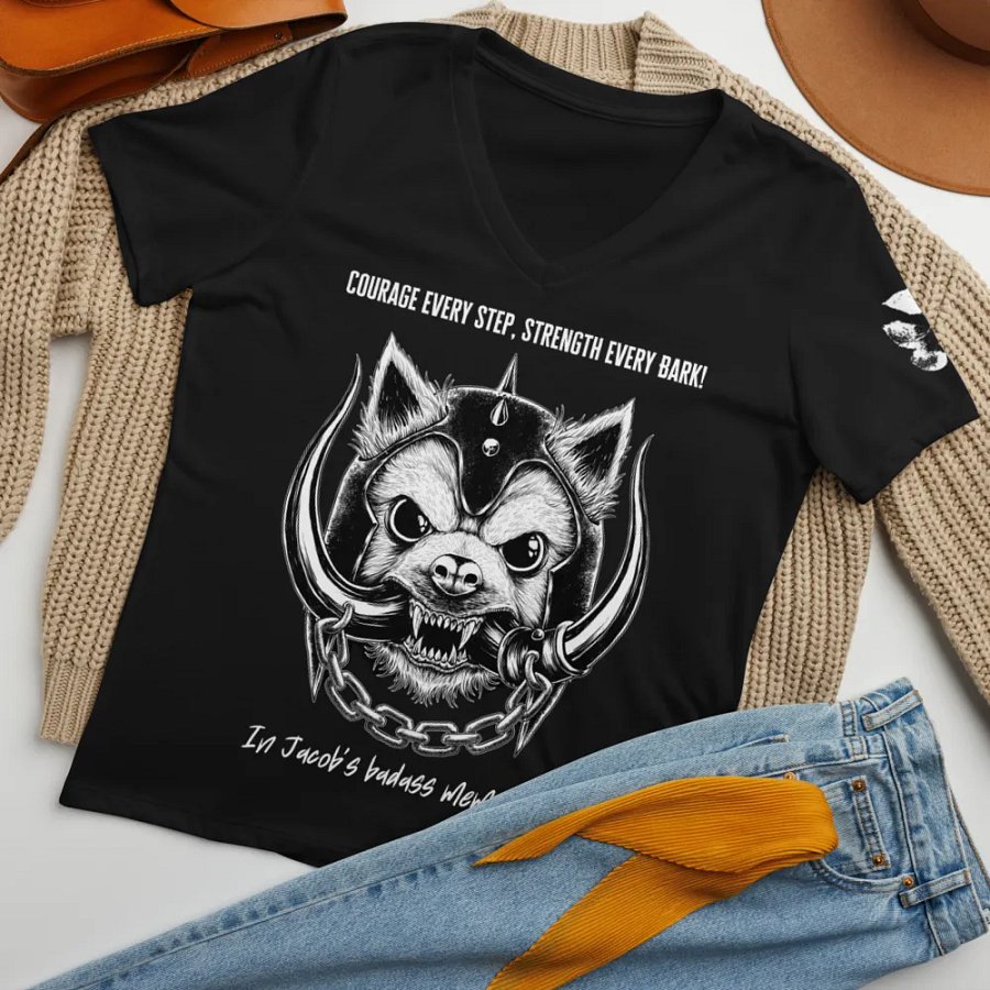 In Jacob's loving memory 2024 - Relaxed V T-shirt product image (10)