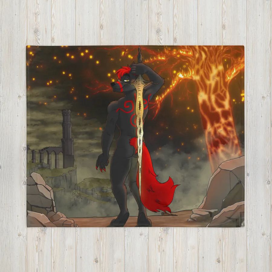 Fury The Elden Lord! Throw Blanket product image (16)