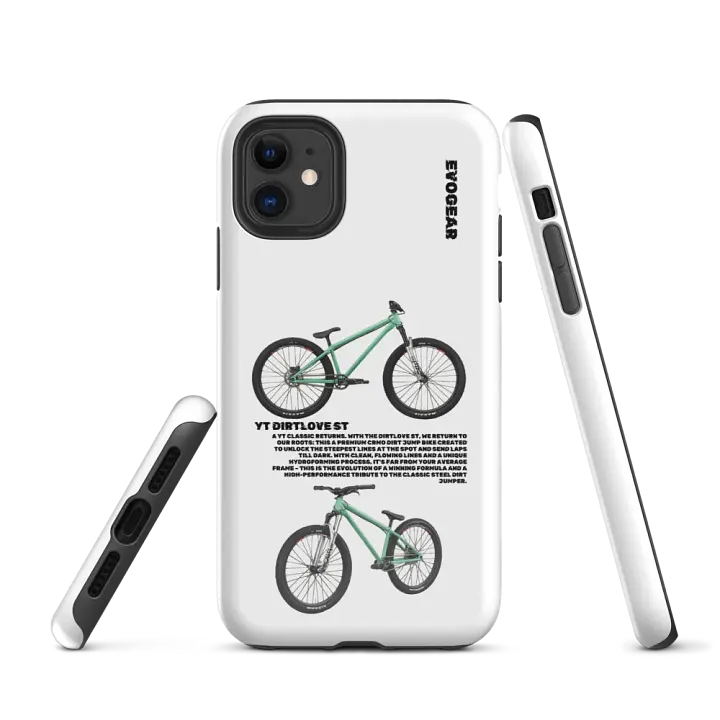 White DirtLove ST iPhone Case product image (1)