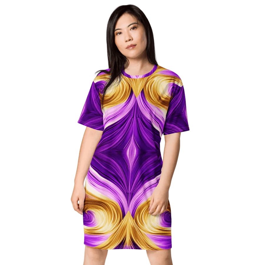 Swirl Spirit T Shirt Dress product image (3)
