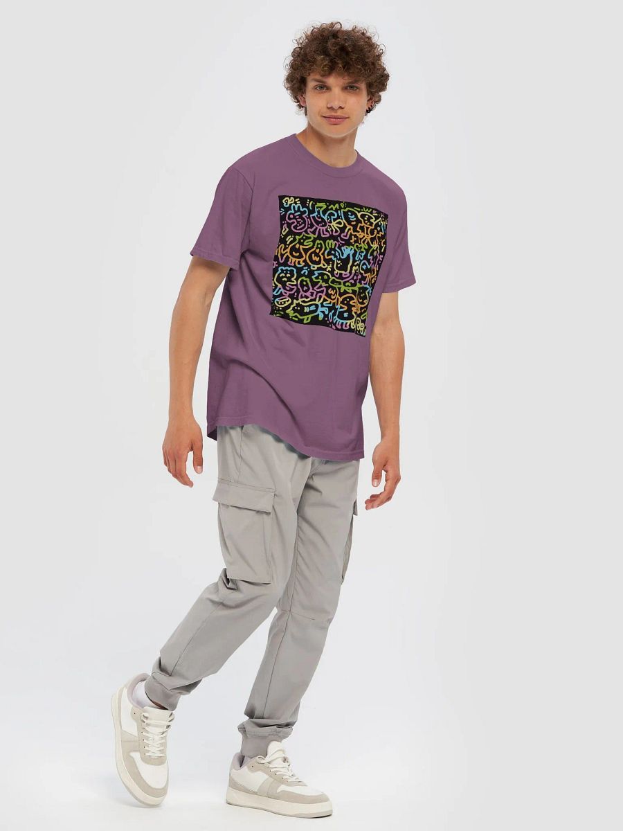 Whimsical Animal Doodle T-Shirt product image (55)