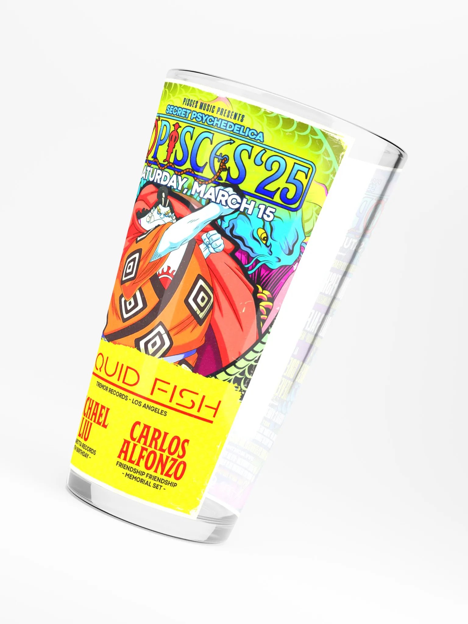 Pisces 2025 Shaker Pint Glass product image (4)