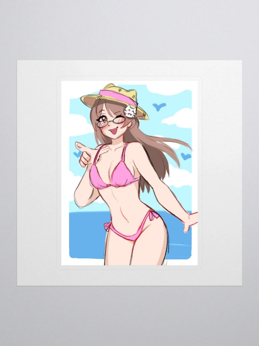 Beach time sticker product image (1)