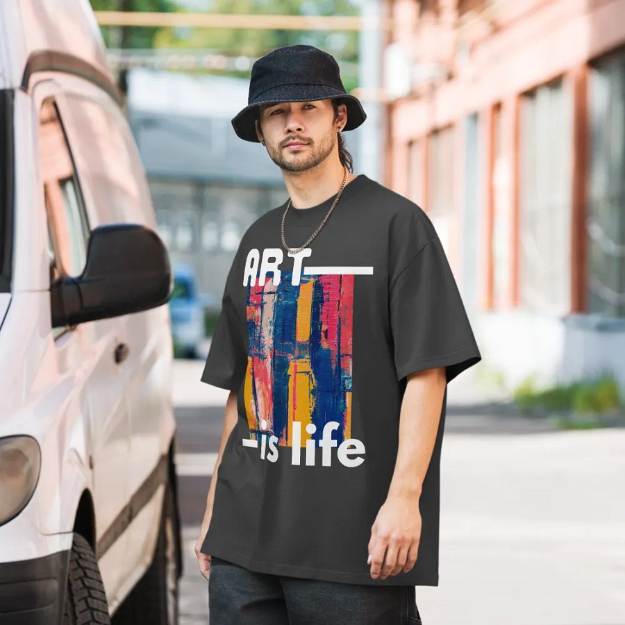 Art is life unisex t-shirt product image (3)