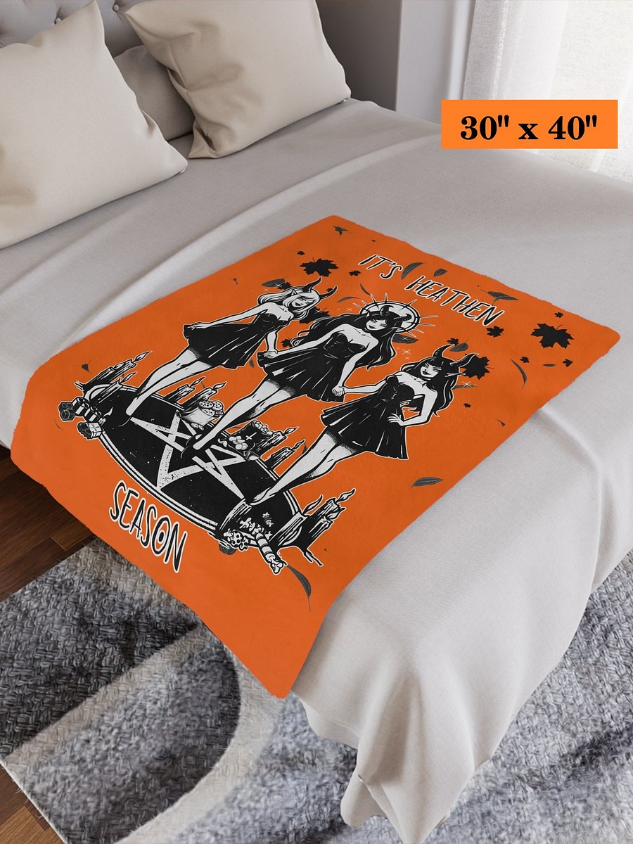 Halloween Edition - Heathen Season Minky Blanket product image (3)