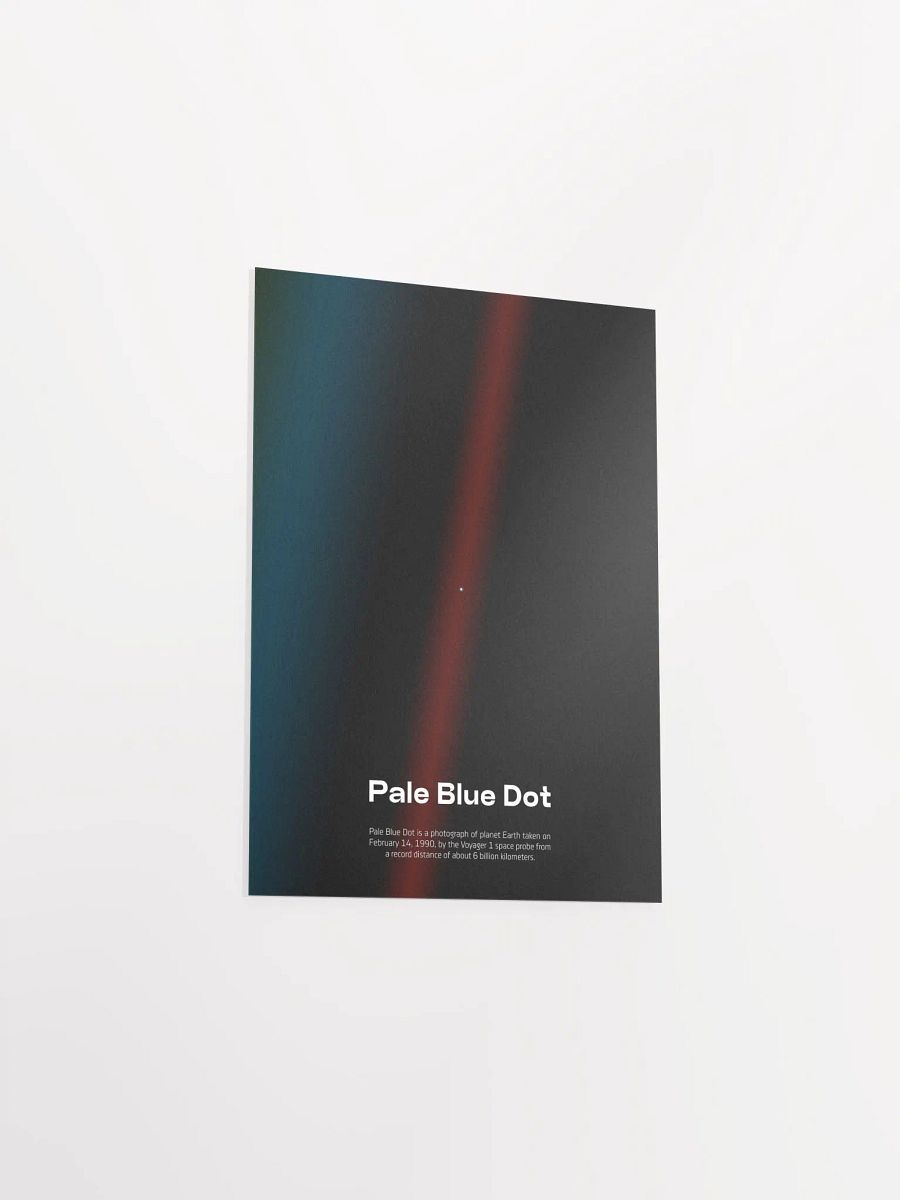 Pale Blue Dot poster, NASA Voyager 1, 1990 with Carl Sagan quote — Space poster product image (11)