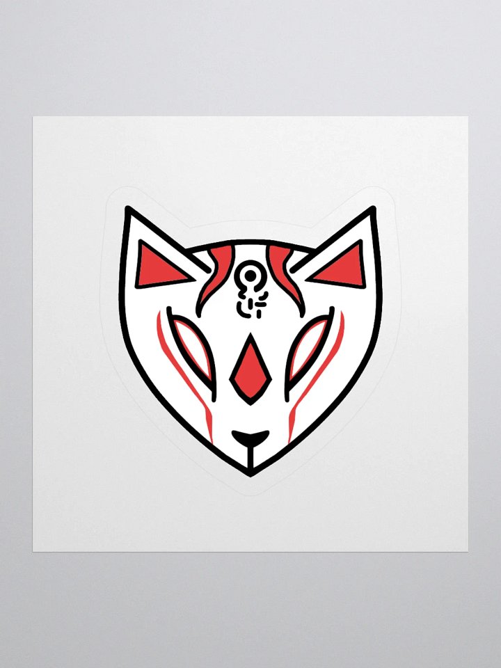 Yasumo Family Fox Mask Sticker product image (1)