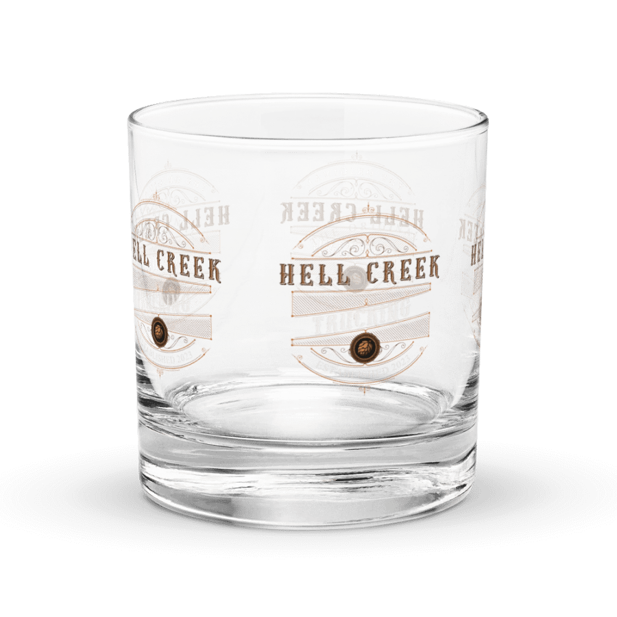 Hell Creek Trucking "On the rocks" Glass product image (3)