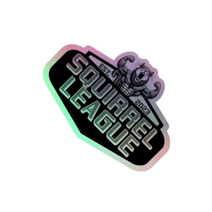 Squirrel League Holo Sticker product image (2)