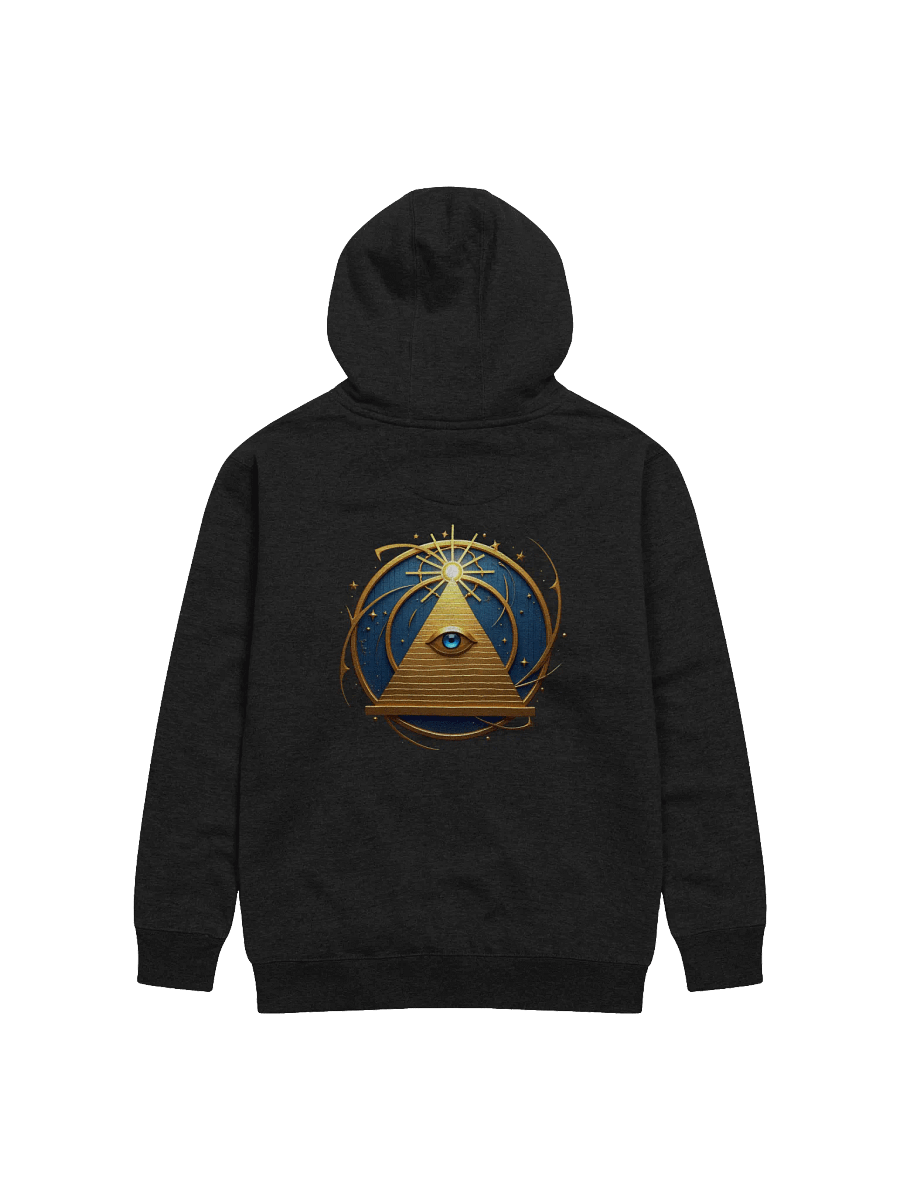 Radiant Eye of Wisdom - Cozy Cotton Blend Unisex Hoodie product image (1)