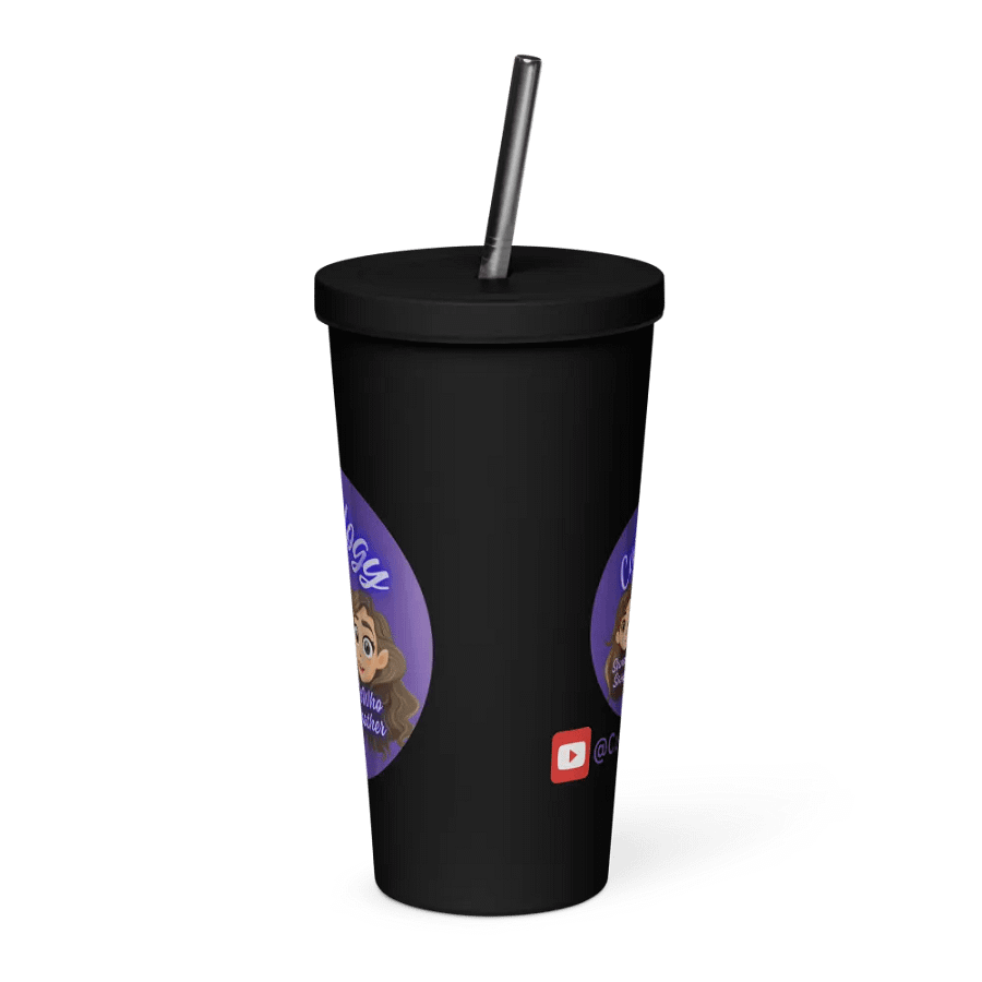 Cultology Logo Cup withStraw product image (1)
