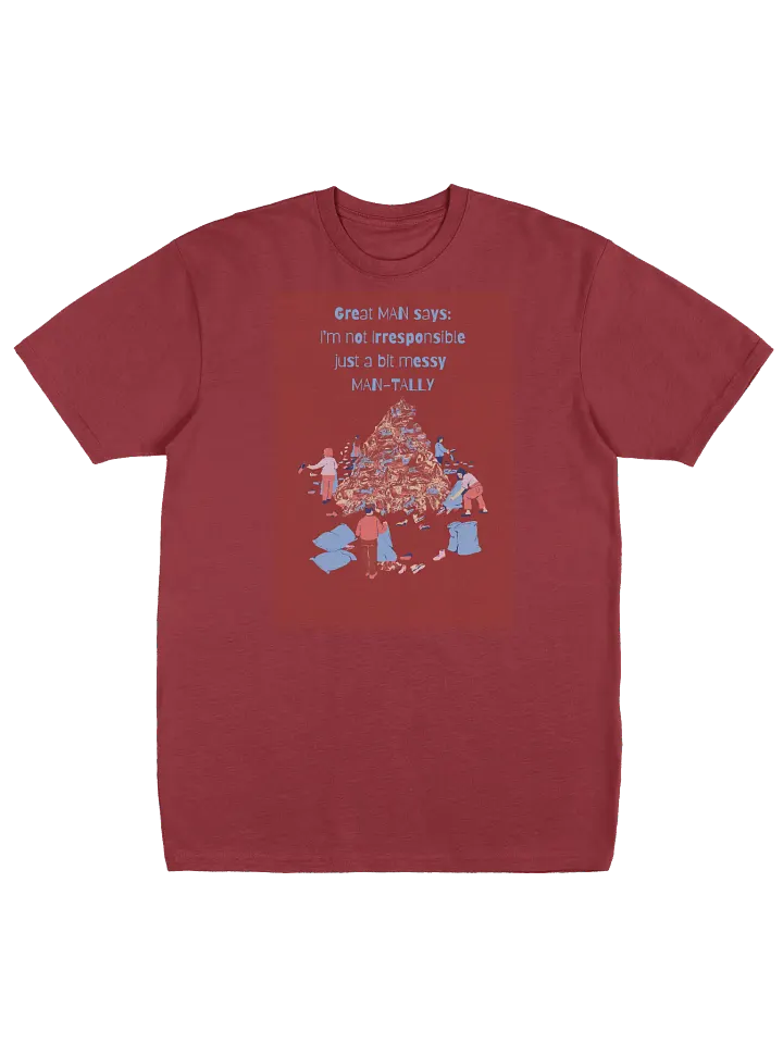 Mantall Maroon T-shirt product image (1)