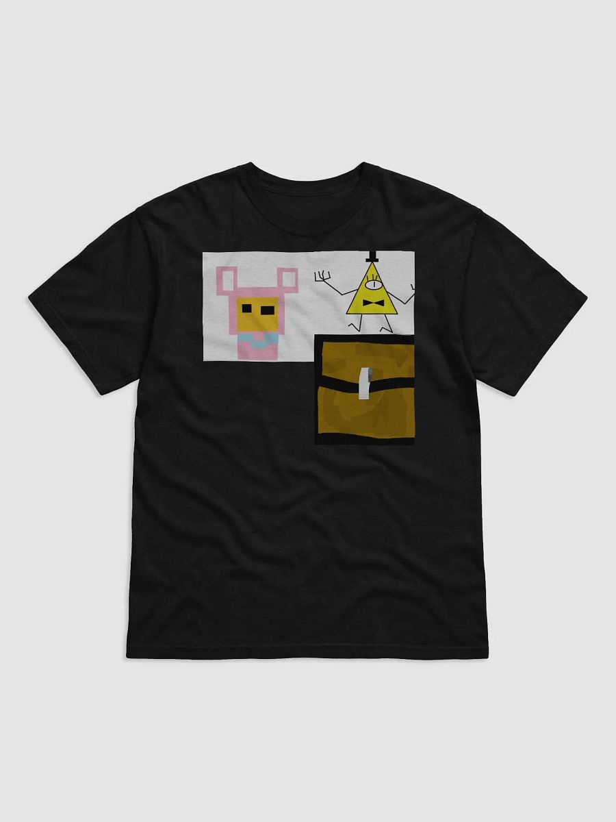8 bit TedVed with bill cipher and minecraft chest product image (1)