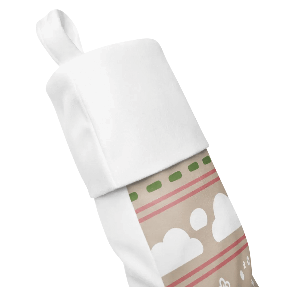 Cloudy Christmas Stocking - Beige product image (3)