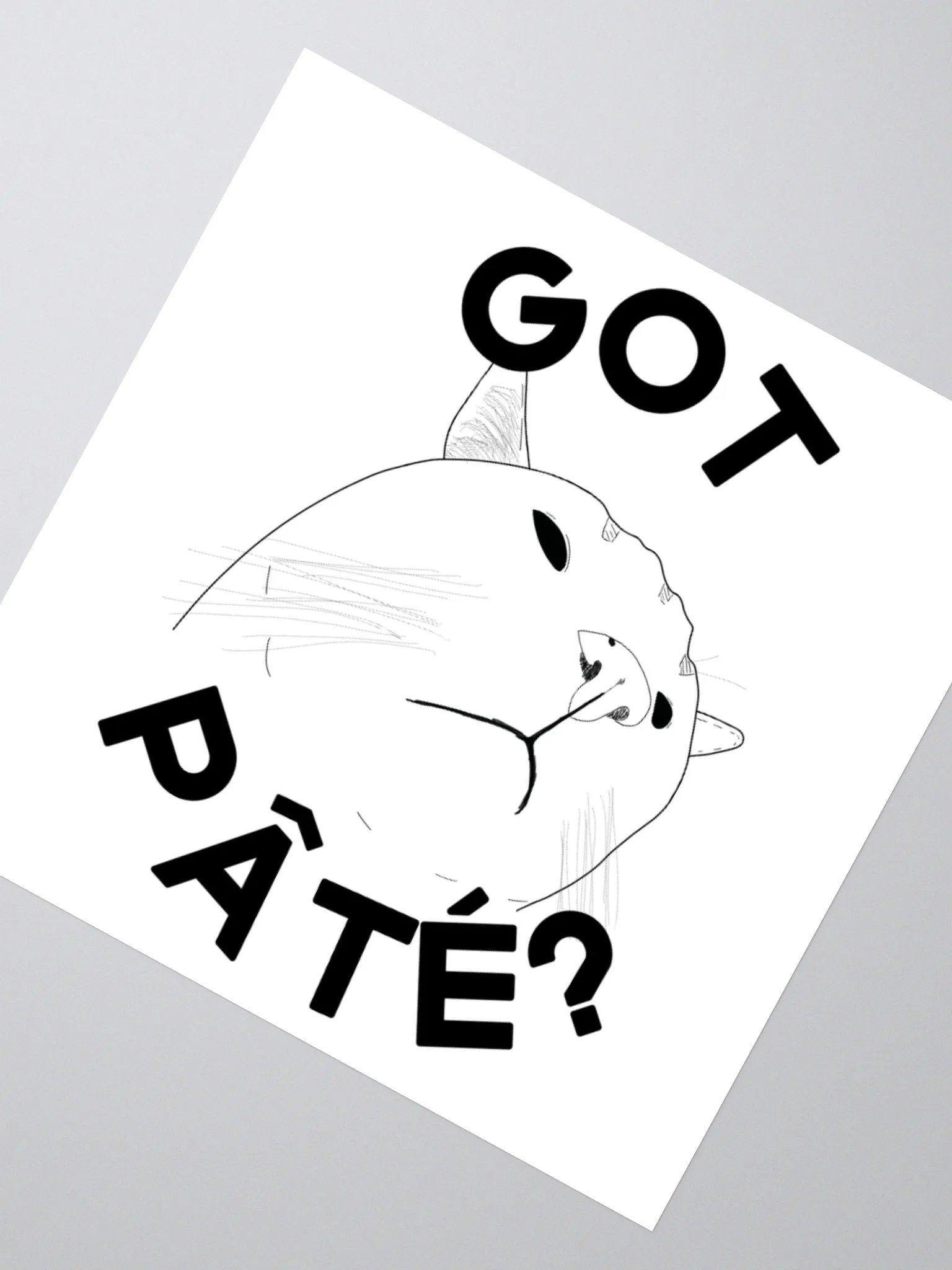 Got Pate? sticker product image (2)