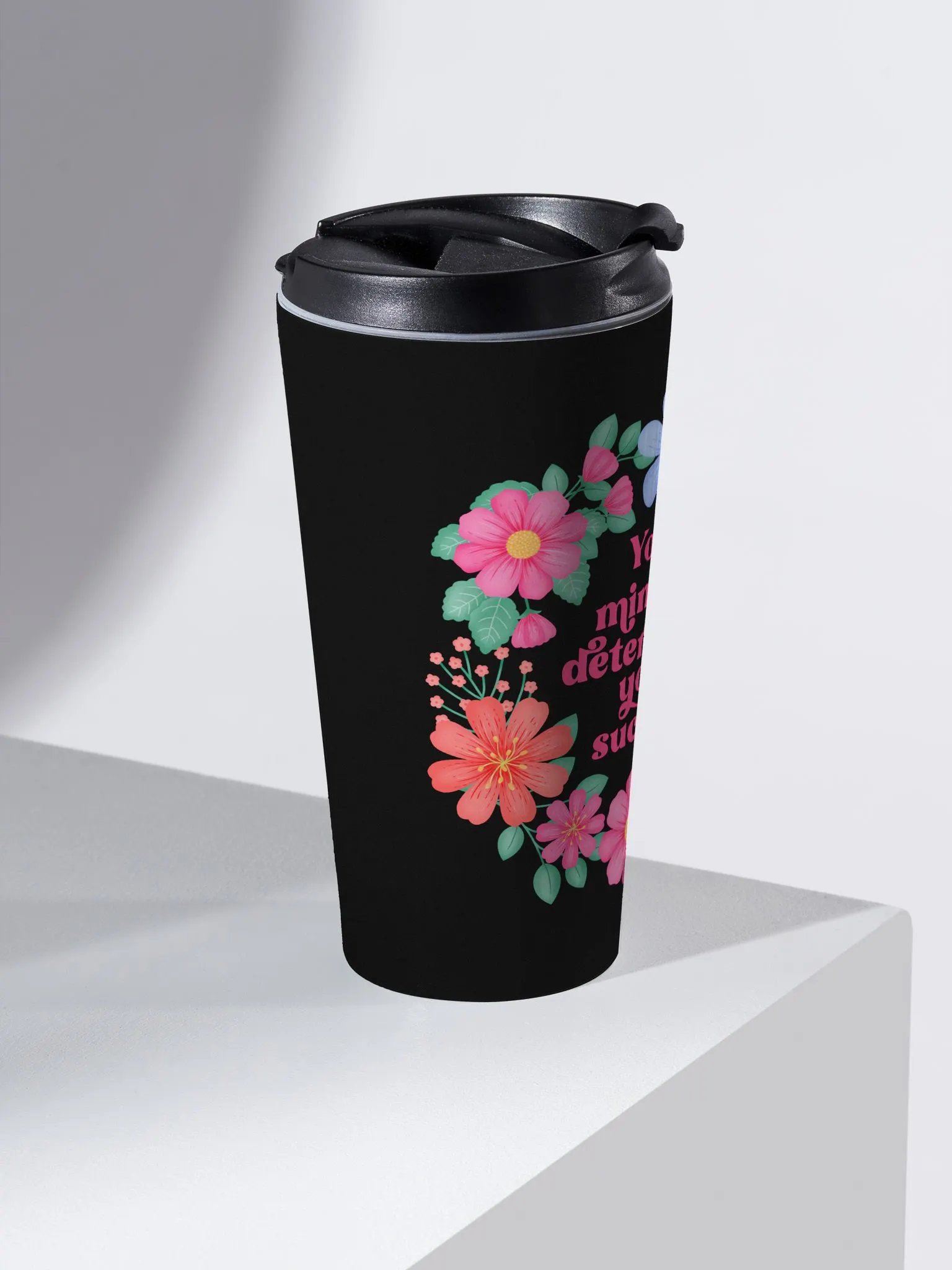 Your mindset determines your success - Motivational Travel Mug product image (2)