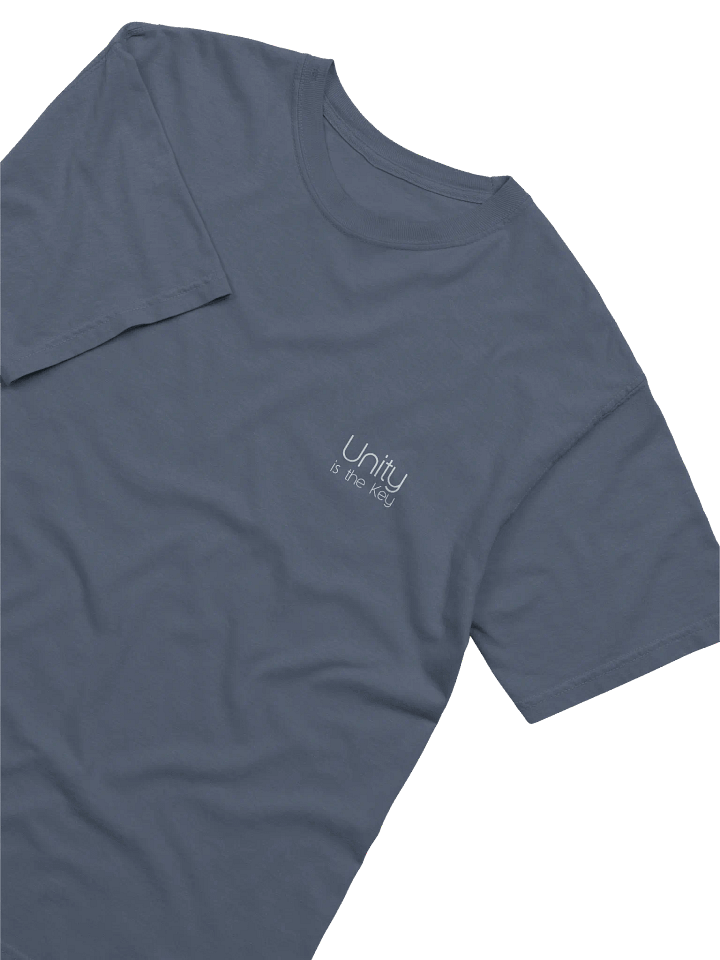 T-shirt pour homme UNITY IS THE KEY sigle blanc product image (1)