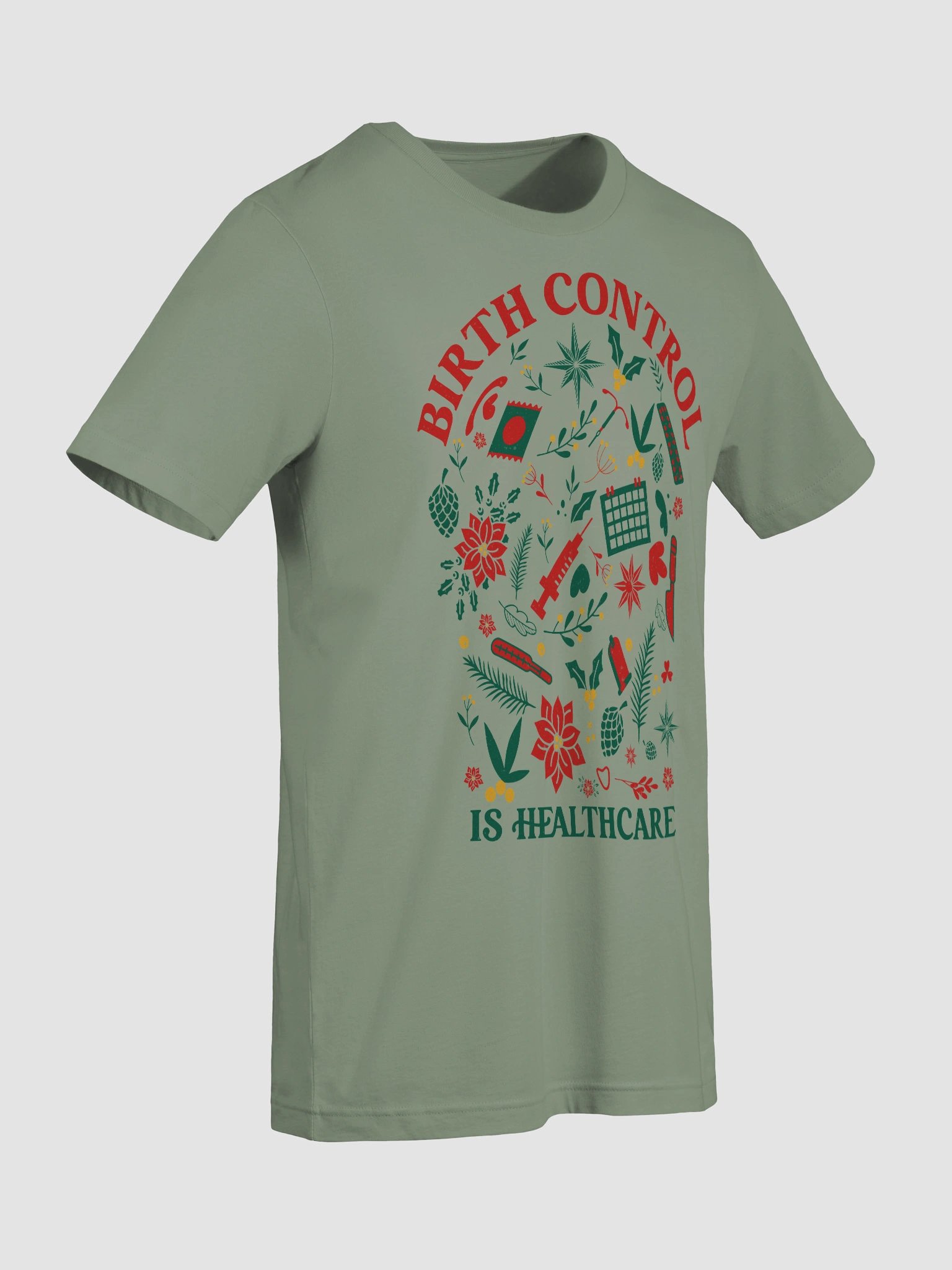 birth control blooms (holiday edition tee) product image (45)