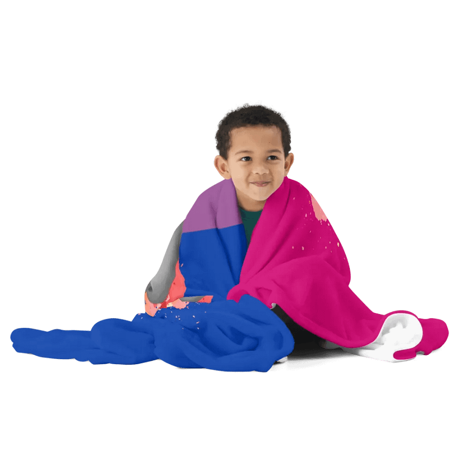 Bisexual Pride Fox Blanket (2023) product image (12)