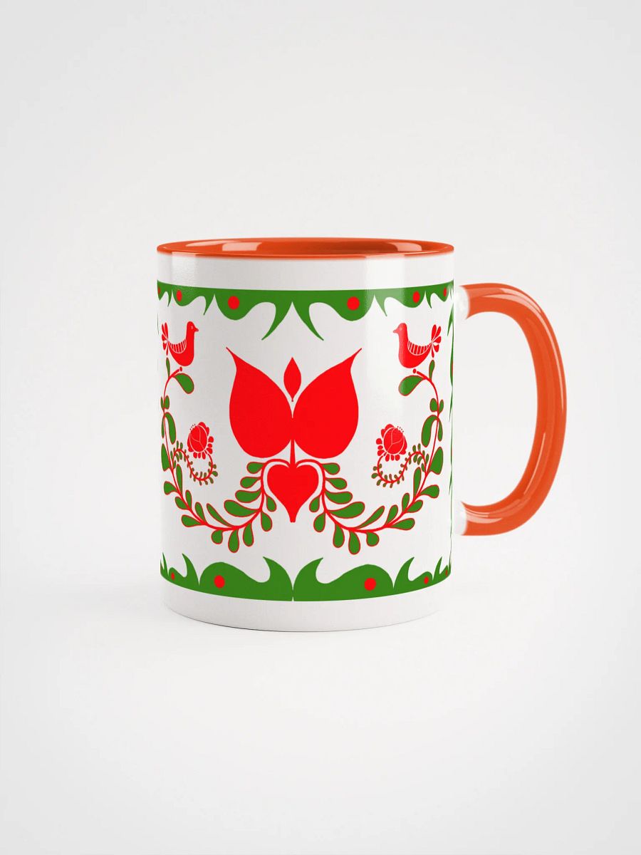Hungarian Festive Folk Art Ceramic Mug product image (1)