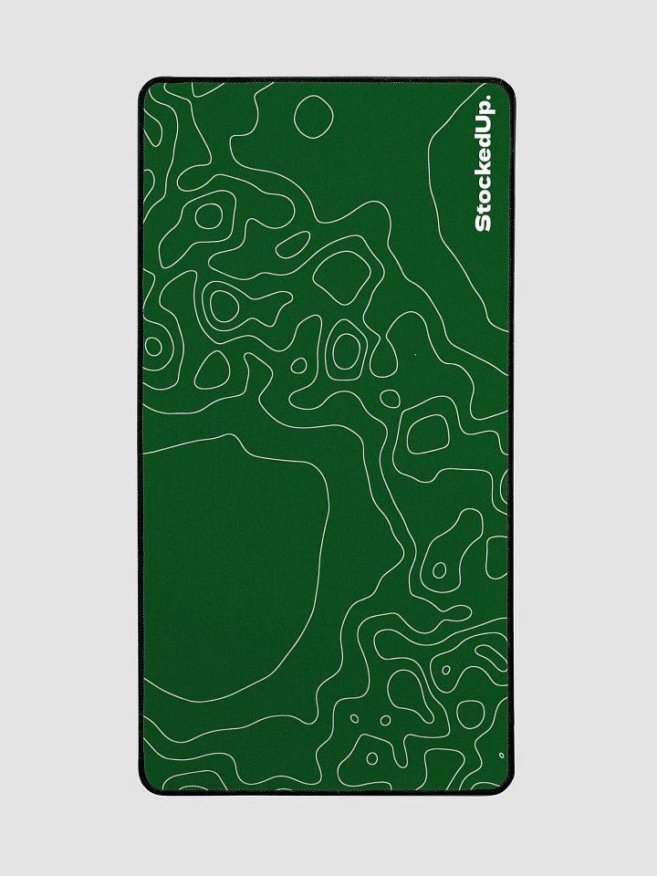 Dark Green Topo StockedUp Mousepad product image (2)