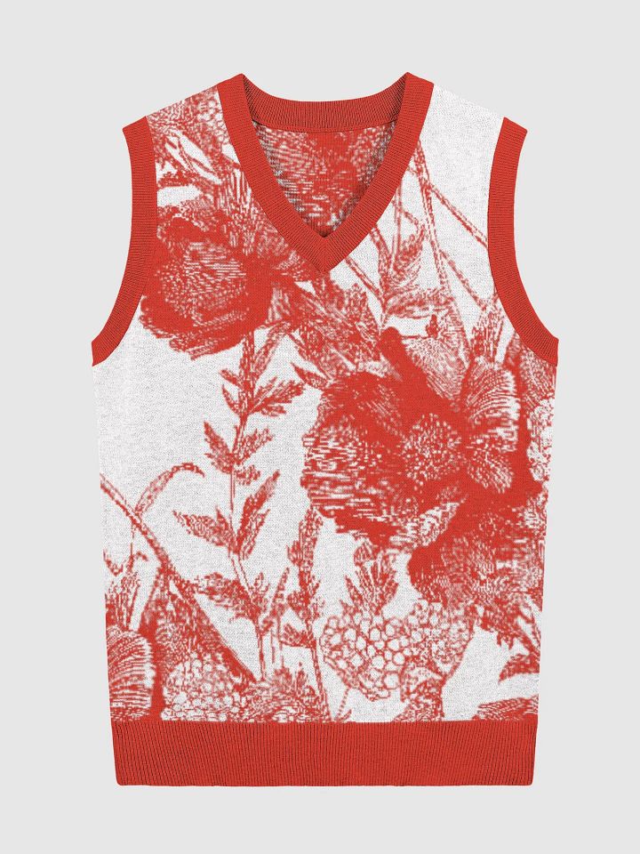 Floral Verve Knitted Vest product image (1)