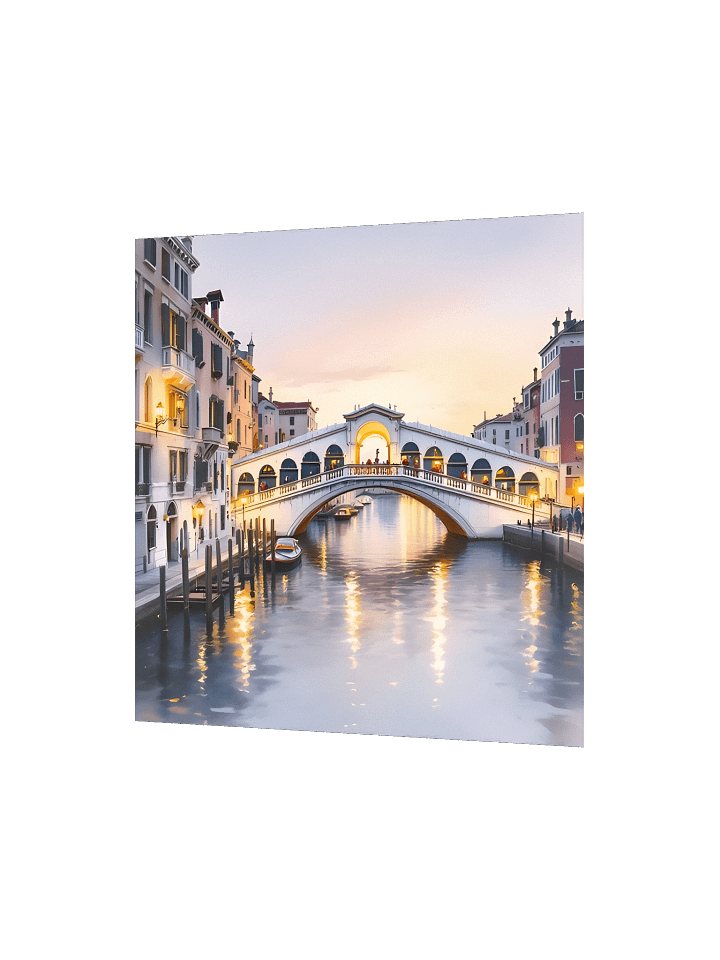 Rialto - Venice -Sunset Serenity Bridge Poster product image (5)